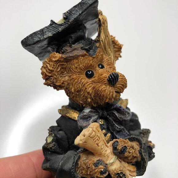 VINTAGE 1997 Boyds Bear & Friends Edmond The Graduate Collection Figurine Decor - Picture 4 of 12